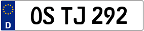 Truck License Plate